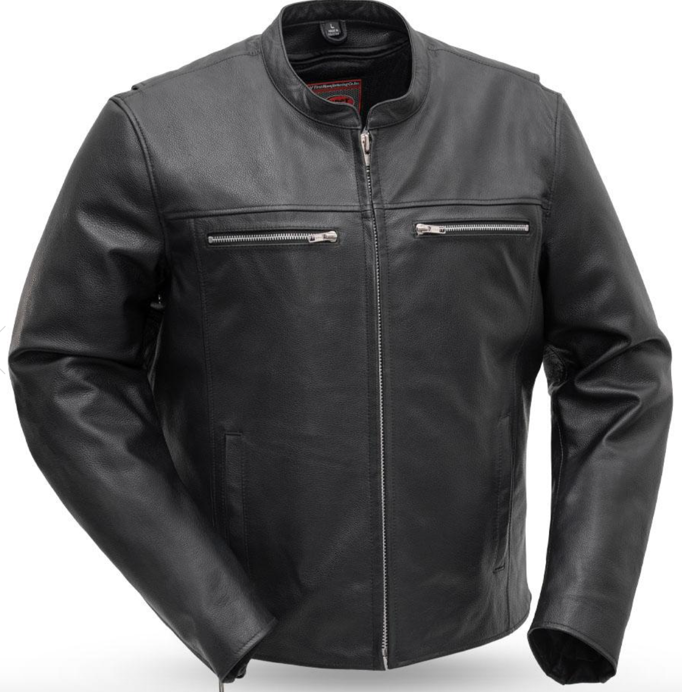 Rocky - Men's Motorcycle Leather Jacket